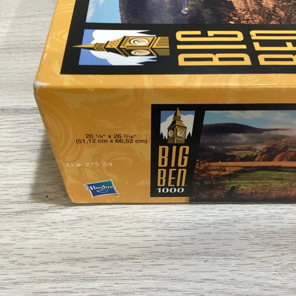 HASBRO‎ Big Ben 1000 PC Puzzle 20x26